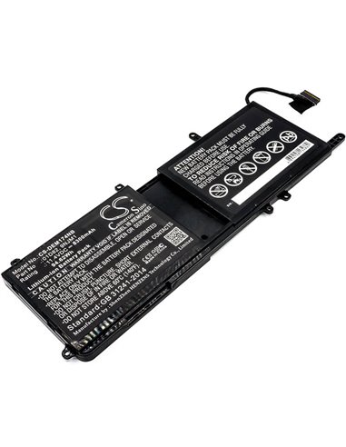 11.4V, 8300mAh, Li-ion Battery fits Dell, Alienware 15, Alienware 15 2018, 94.62Wh