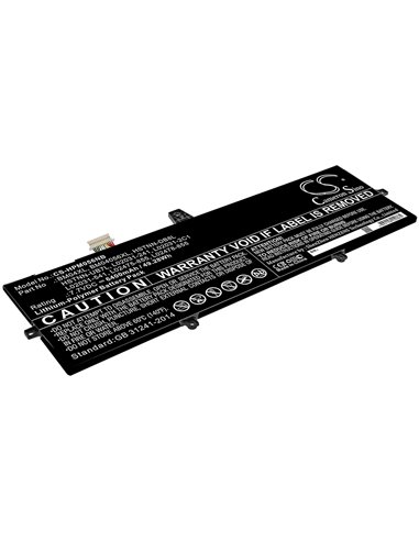 7.7V, 6400mAh, Li-Polymer Battery fits Hp, Elitebook 1030 X360 G3, Elitebook X360 1030 G3, 49.28Wh