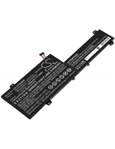 11.55V, 4500mAh, Li-Polymer Battery fits Lenovo, Flex 5 14 Amd 81x20005us, Ideapad Flex 5, 51.975Wh