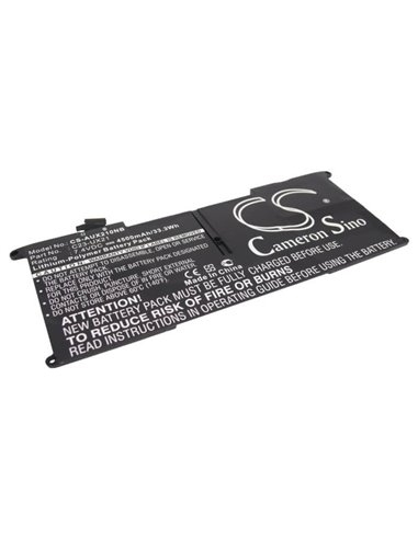 7.4V, 4500mAh, Li-Polymer Battery fits Asus, Ultrabook Ux21, Ultrabook Ux21a, 33.3Wh