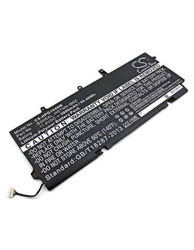 11.4V, 3900mAh, Li-Polymer Battery fits Hp, Eelitebook 1040 G3-v1a85ea, Eelitebook 1040 G3-z0h77ec, 44.46Wh