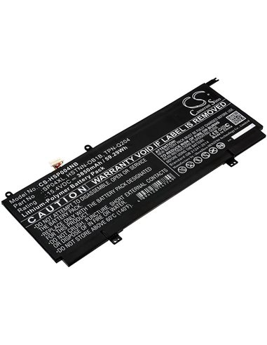 15.4V, 3850mAh, Li-Polymer Battery fits Hp, Pectre X360 13-ap0044tu, Spectre X360 13-ap0000na, 59.29Wh