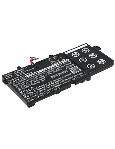 11.4V, 4000mAh, Li-ion Battery fits Asus, 51ln-bbi706, N591lb, 45.6Wh