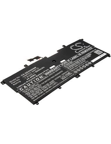 7.6V, 5850mAh, Li-Polymer Battery fits Dell, N003x9365-d1516fcn, N006x9365-d1726qcn, 44.46Wh