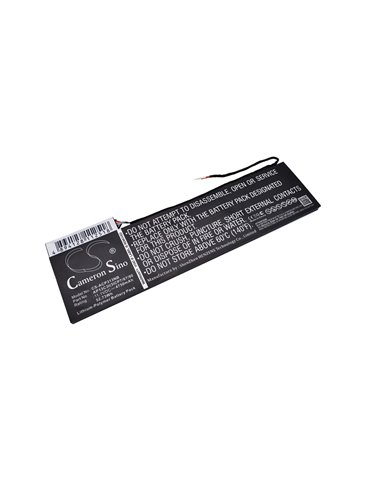 11.1V, 4750mAh, Li-Polymer Battery fits Acer, Aspire P3-131, Aspire P3-131-4602, 52.725Wh