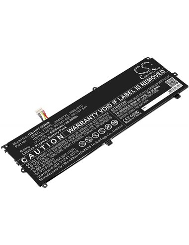 7.7V, 6000mAh, Li-Polymer Battery fits Hp, Elite X2 1012 G2, Elite X2 1012 G2 (1ke33aw), 46.2Wh