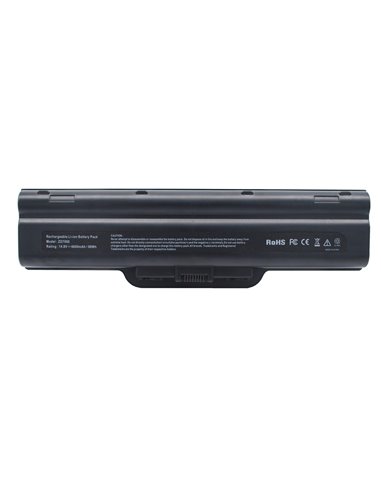 14.8V, 6600mAh, Li-ion Battery fits Hp, Center Zd8210ca, Media Center Zd7000, 97.68Wh