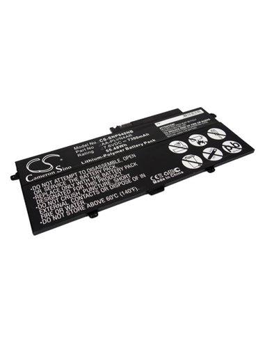 7.6V, 7300mAh, Li-Polymer Battery fits Samsung, Ativ Book 9 Plus, Np940x3g, 55.48Wh