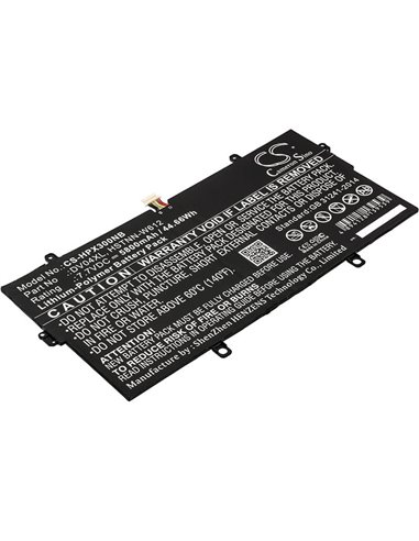 7.7V, 5800mAh, Li-Polymer Battery fits Hp, 1bh17ea, 1bh18ea, 44.66Wh