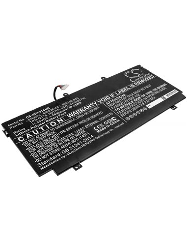 11.55V, 5000mAh, Li-Polymer Battery fits Hp, Envy 13-ab063, Envy 13-ab068, 57.75Wh