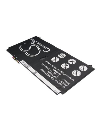 7.5V, 6250mAh, Li-Polymer Battery fits Acer, Aspire S7-391-6822, Aspire S7-392, 46.875Wh