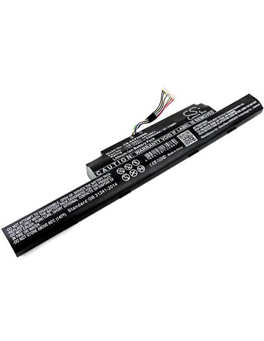 11.1V, 5200mAh, Li-ion Battery fits Acer, Aspire 575g-53vg, Aspire E15 E5-575-33bm, 57.72Wh