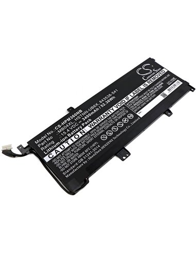 15.4V, 3400mAh, Li-ion Battery fits Hp, Envy 15-aq004ur X360, Envy X360 15-aq000, 52.36Wh