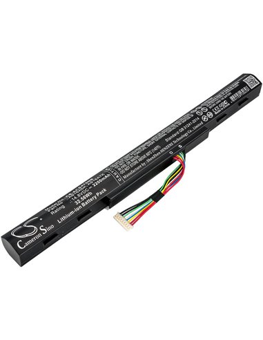 14.8V, 2200mAh, Li-ion Battery fits Acer, Aspire E5 476g 53ky, Aspire E5-475-32lh, 32.56Wh