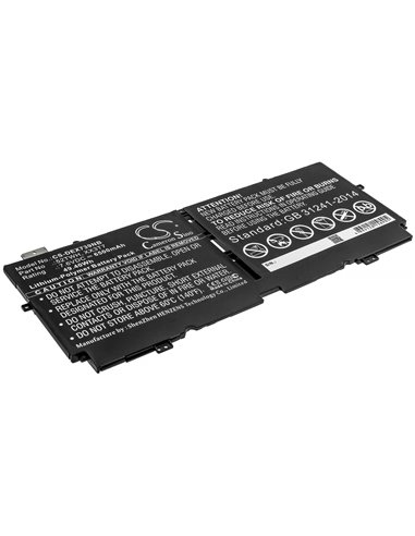 7.6V, 6500mAh, Li-Polymer Battery fits Dell, Xps 13 7390, 49.4Wh