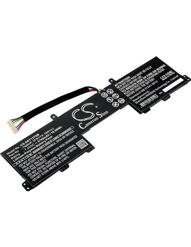 7.4V, 2700mAh, Li-Polymer Battery fits Dell, Latitude 13 7350, 19.98Wh