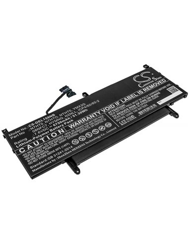 7.6V, 6750mAh, Li-Polymer Battery fits Dell, Latitude 15 9510 06df2, Latitude 15 9510 12ntw, 51.3Wh