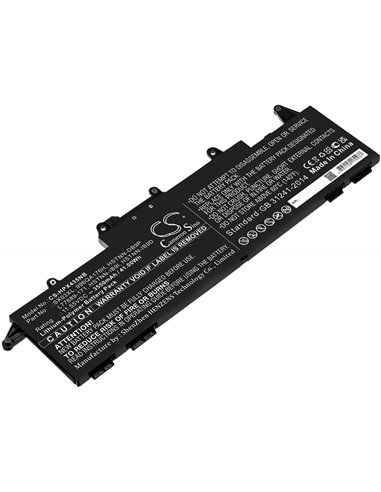 11.55V, 3550mAh, Li-Polymer Battery fits Hp, Probook X360 435 G7, 41.0025Wh