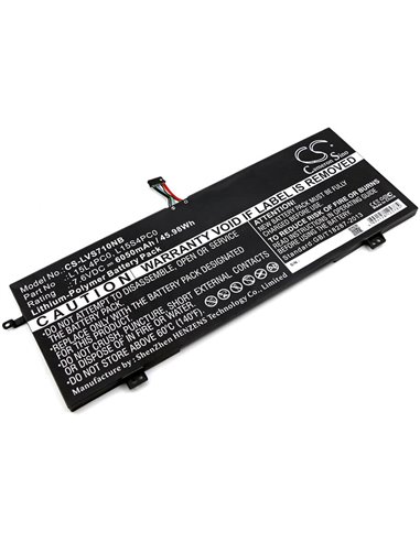 7.6V, 6050mAh, Li-Polymer Battery fits Lenovo, 710s-13(i3-6006u/4gb/128gb), 710s-13(i3-6100u/4gb/128gb), 45.98Wh