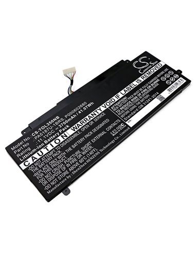 11.1V, 3700mAh, Li-ion Battery fits Toshiba, Satellite Click 2 L35w-b3204, Satellite L35w, 41.07Wh