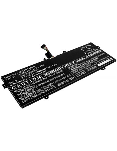 7.72V, 6500mAh, Li-Polymer Battery fits Lenovo, Yoga 13s 2021, Yoga Slim 7-13acn05, 50.18Wh