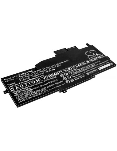 11.58V, 4050mAh, Li-Polymer Battery fits Lenovo, Thinkpad X1 Nano, Thinkpad X1 Nano-20un002uge, 46.899Wh