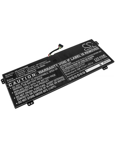 7.68V, 6000mAh, Li-Polymer Battery fits Lenovo, Yg 720-13ikb 80x6006pau, Yg 720-13ikb I5 8g 128g 10h 80, 46.08Wh