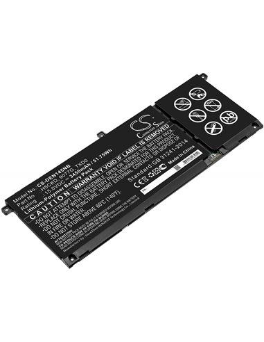 15.0V, 3450mAh, Li-Polymer Battery fits Dell, Inspiron 13 7306 2-in-1, Inspiron 14 5401, 51.75Wh