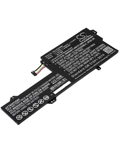 11.52V, 3100mAh, Li-Polymer Battery fits Lenovo, 7000-13, Chao7000-13, 35.712Wh