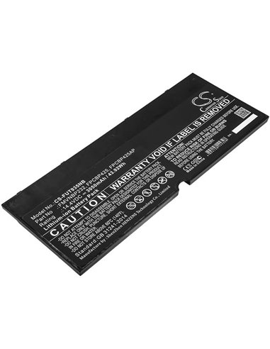 14.4V, 3050mAh, Li-ion Battery fits Fujitsu, Lifebook T904, Lifebook T904u, 43.92Wh