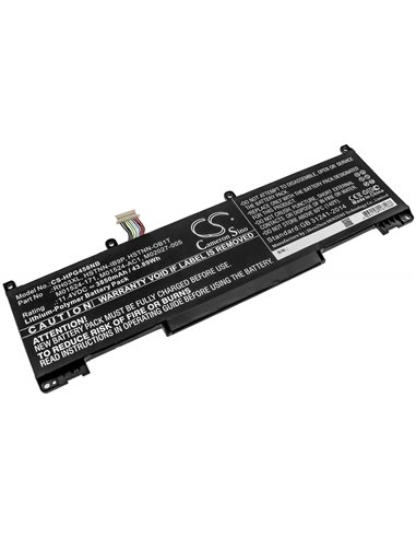 11.4V, 3850mAh, Li-Polymer Battery fits Hp, Probook 450 G8, Probook 650 G8, 43.89Wh