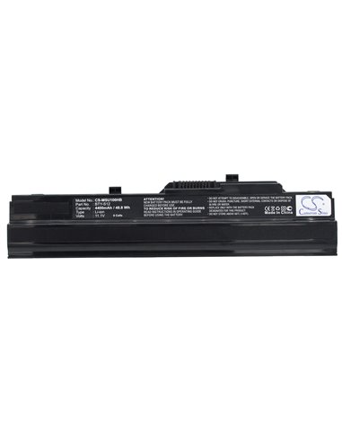 Black, 11.1V, 4400mAh, Li-ion Battery fits Msi, 9s7-n01152-439, Wind 90, 48.84Wh