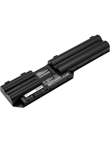 10.8V, 6600mAh, Li-ion Battery fits Fujitsu, Lifebook T732, Lifebook T734, 71.28Wh