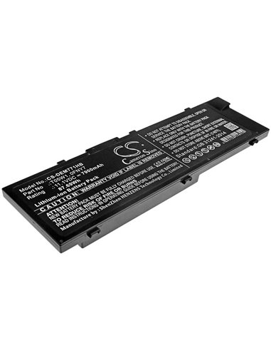 11.1V, 7900mAh, Li-ion Battery fits Dell, Precision 15 7000, Precision 15 7510, 87.69Wh