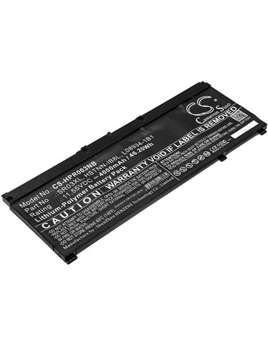 11.55V, 4000mAh, Li-Polymer Battery fits Hp, Envy X360 15-cn0000, Envy X360 15-cn0000tx, 46.2Wh