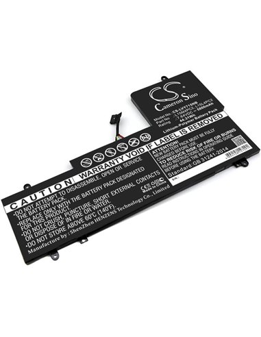 7.64V, 5800mAh, Li-Polymer Battery fits Lenovo, Yoga 710 15", Yoga 710-14, 44.312Wh