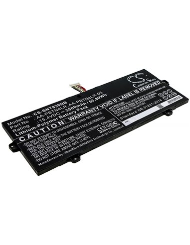 15.4V, 3500mAh, Li-Polymer Battery fits Samsung, Ba43-00386a, Np850xbc, 53.9Wh