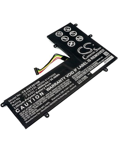 7.6V, 4800mAh, Li-Polymer Battery fits Asus, C201pa, C201pa_c-2a, 36.48Wh