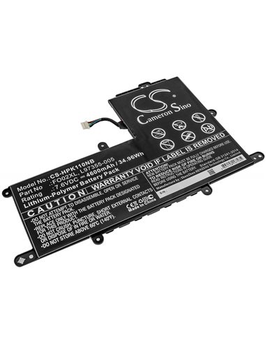 7.6V, 4600mAh, Li-Polymer Battery fits Hp, Chromebook 11a, Chromebook 11a-na, 34.96Wh