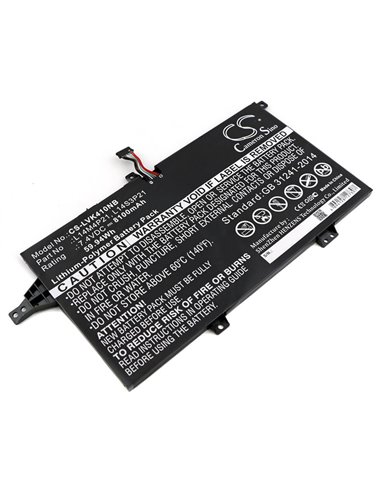 7.4V, 8100mAh, Li-Polymer Battery fits Lenovo, K41-70, M41-70, 59.94Wh