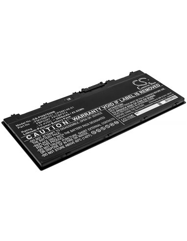 14.4V, 3050mAh, Li-Polymer Battery fits Fujitsu, Lifebook Q702, Stylistic Q702, 43.92Wh