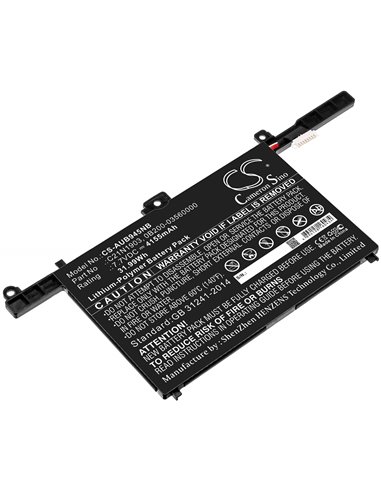 7.7V, 4155mAh, Li-Polymer Battery fits Asus, B9450, B9450f, 31.9935Wh