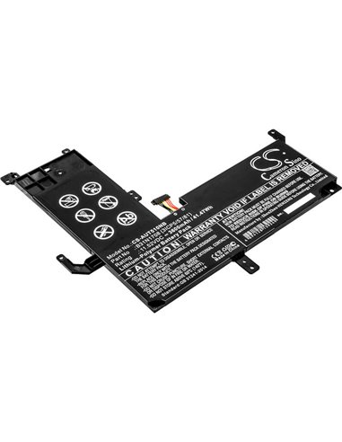 11.52V, 3600mAh, Li-Polymer Battery fits Asus, Tp510, Tp510ua, 41.472Wh