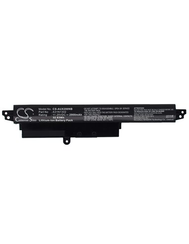 11.25V, 2900mAh, Li-ion Battery fits Asus, 200ca-ct161h, Ar5b125, 32.625Wh