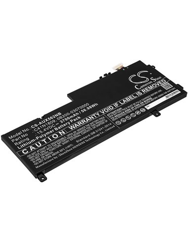 15.4V, 3700mAh, Li-Polymer Battery fits Asus, Q536fd, Q536fd-bi7t15, 56.98Wh