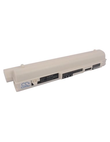 White, 11.1V, 6600mAh, Li-ion Battery fits Lenovo, Ideapad S10-2, Ideapad S10-2 20027, 73.26Wh