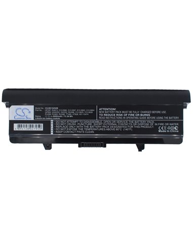 11.1V, 6600mAh, Li-ion Battery fits Dell, Inspiron 1525, Inspiron 1526, 73.26Wh