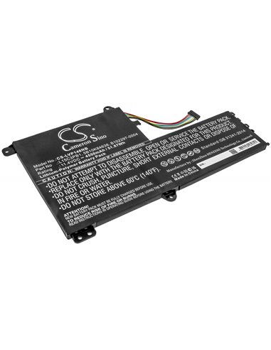 11.4V, 4550mAh, Li-Polymer Battery fits Lenovo, Flex 4-1480 14", Flex 4-1570, 51.87Wh