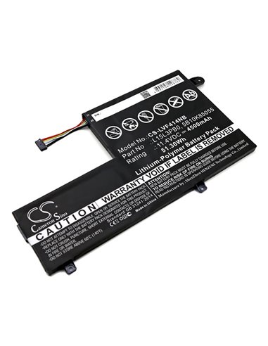 11.4V, 4500mAh, Li-Polymer Battery fits Lenovo, 7000-14, 80sa0002us, 51.3Wh