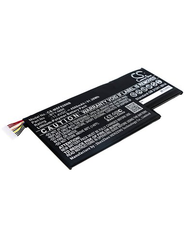 11.4V, 4500mAh, Li-Polymer Battery fits Msi, 0017f1-002, Gf63, 51.3Wh